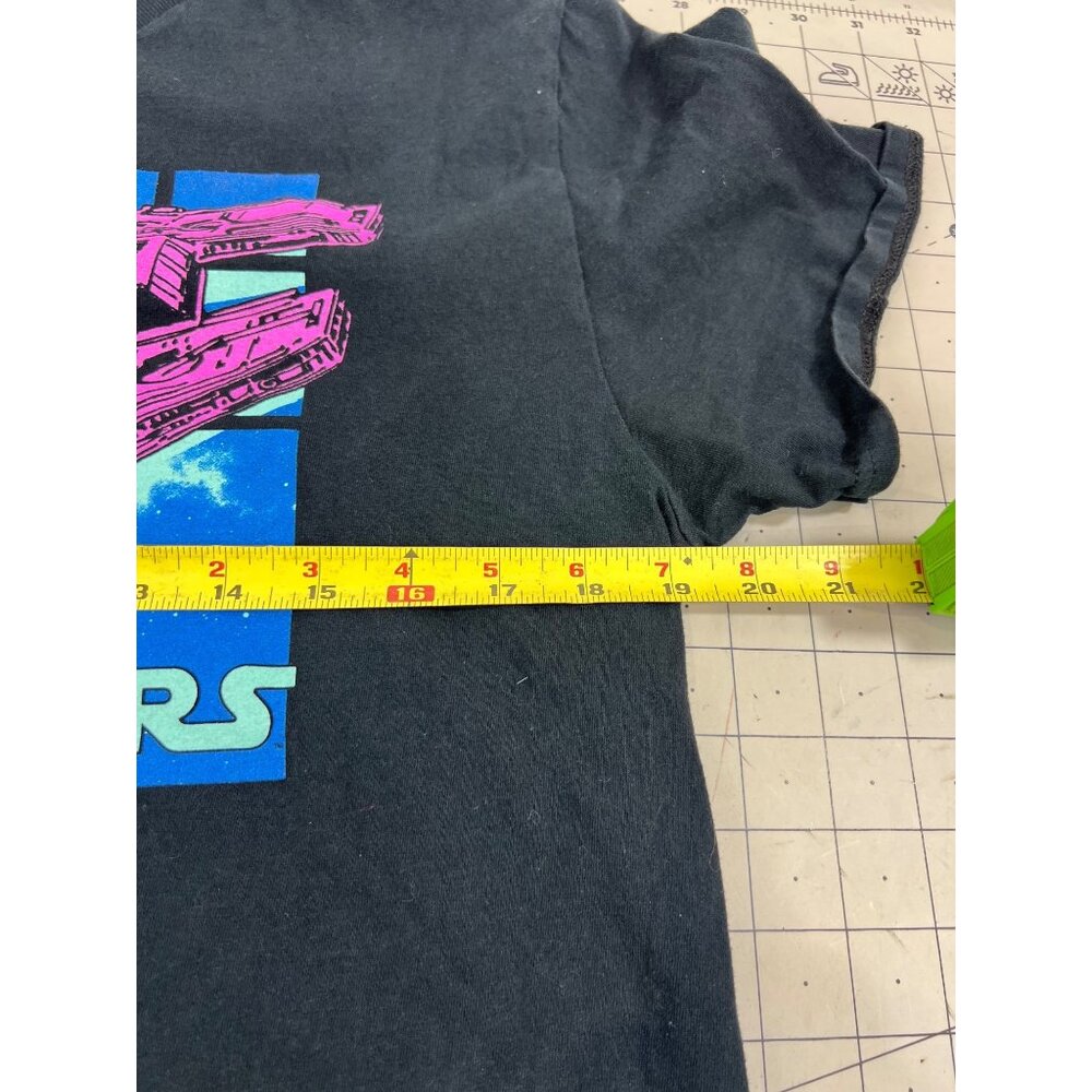 Star Wars Millennium Falcon Colorblock Graphic T-Shirt Men’s Large Black Cotton - Picture 6 of 8